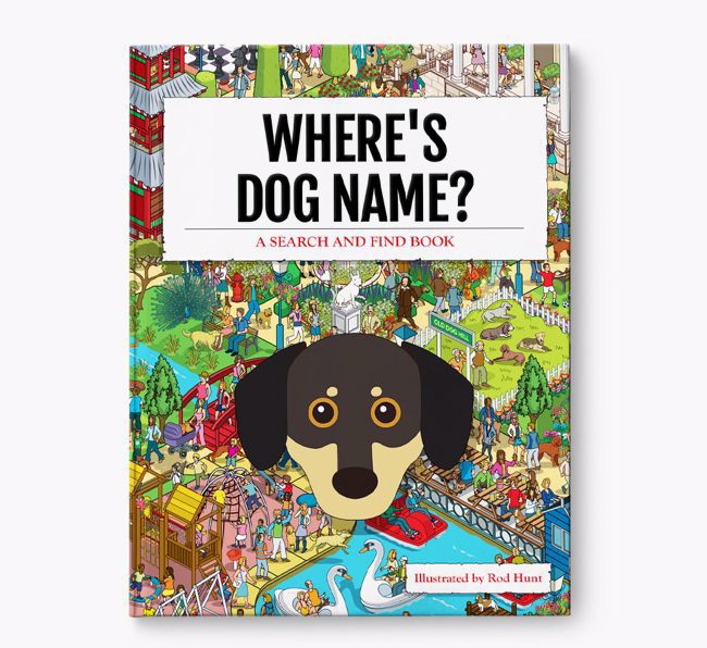 Personalised Where's {dogsName} Book